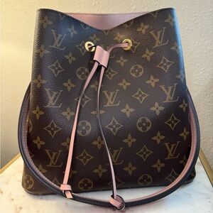 Louis Vuitton Neonoe Pink MM Monogram